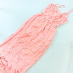 Gypsy 05 Pink Sleeveless Maxi Summer Sundress Size XSmall 100% Silk
